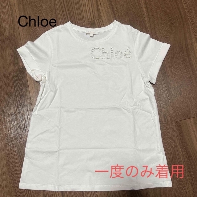 Chloe(クロエ)の美品　Chloe クロエ　Tシャツ レディースのトップス(Tシャツ(半袖/袖なし))の商品写真