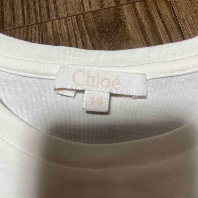 Chloe(クロエ)の美品　Chloe クロエ　Tシャツ レディースのトップス(Tシャツ(半袖/袖なし))の商品写真