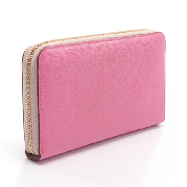 Furla(フルラ)のFURLA  BABYLON 長財布 レザー ピンクベージュ ピンク バイカラー レディースのファッション小物(財布)の商品写真