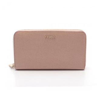 フルラ(Furla)のFURLA  BABYLON 長財布 レザー ピンクベージュ ピンク バイカラー(財布)