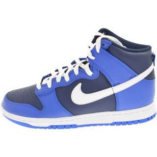 ナイキ(NIKE)のNIKE ナイキ DUNK HI RETRO MEDIUM BLUE DJ6189-400 ダンク ハイ ミディアムブルー ハイカットスニーカー ブルー US8.5/26.5cm(スニーカー)