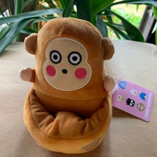 サンリオ(サンリオ)のおさるのもんきち　スマホスタンド　サンリオ　ぬいぐるみ(キャラクターグッズ)