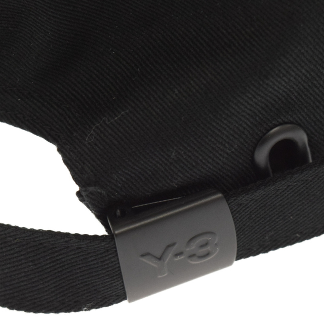 Y-3(ワイスリー)のY-3 ワイスリー 21AW SQUARE LABEL CAP スクエアロゴラベルキャップ ブラック HF2143 メンズの帽子(キャップ)の商品写真