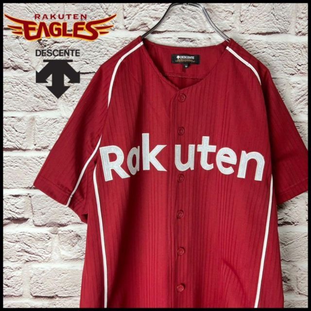 DESCENTE(デサント)の楽天　イーグルス　EAGLES　ユニフォーム　応援　グッズ　プロ野球　赤【M】 その他のその他(その他)の商品写真