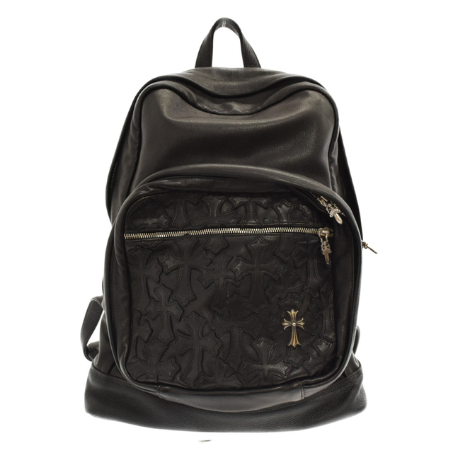 CHROME HEARTS クロムハーツ TAKA BACK PACK /タカ バックパック CHクロス付きセメタリークロスパッチレザーリュック ブルー