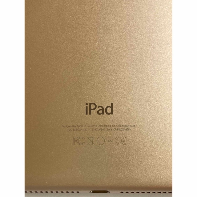 iPad Air2(A1566)本体16GB ゴールドWi-Fiモデル　本体 7