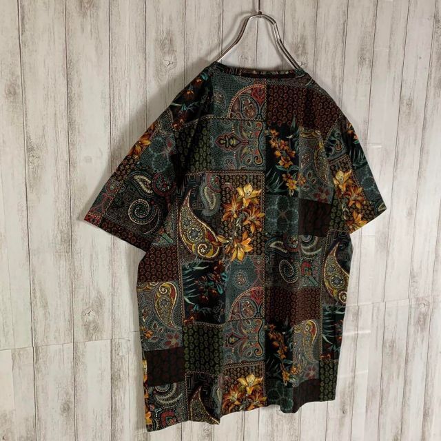 ETRO(エトロ)の【超希少XLサイズ】ETRO エトロ ペイズリー柄 幾何学 総柄 Tシャツ メンズのトップス(Tシャツ/カットソー(半袖/袖なし))の商品写真