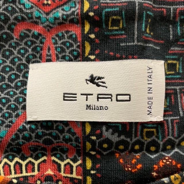 ETRO(エトロ)の【超希少XLサイズ】ETRO エトロ ペイズリー柄 幾何学 総柄 Tシャツ メンズのトップス(Tシャツ/カットソー(半袖/袖なし))の商品写真