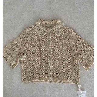 トゥデイフル(TODAYFUL)のTODAYFUL トゥデイフル Lace Knit Shirts(シャツ/ブラウス(半袖/袖なし))