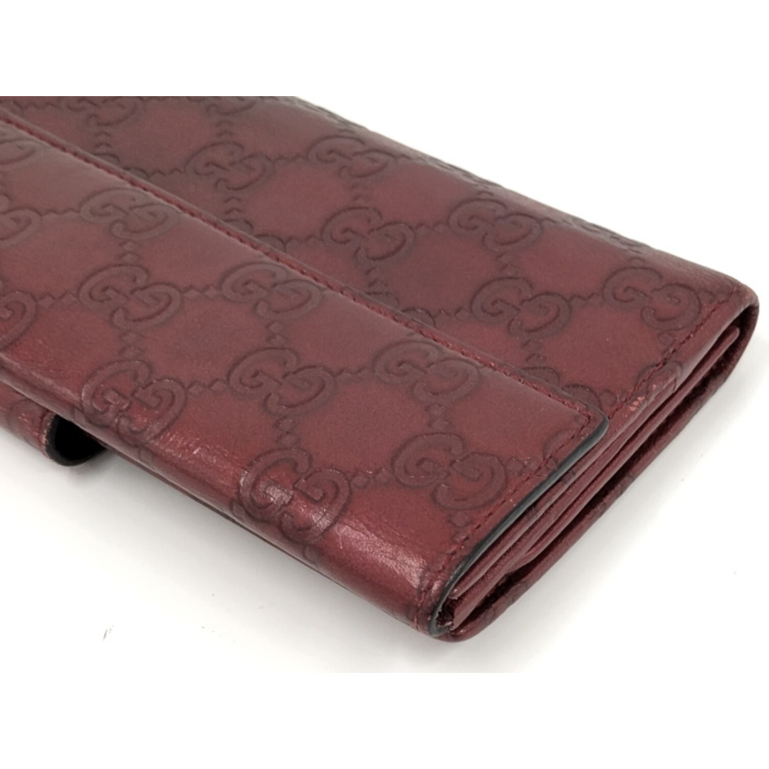 GUCCI - GUCCI Wホック 二つ折り長財布 ラブリーハート GUCCI - GUCCI Wホック 二つ折り長財布 ラブリーハート