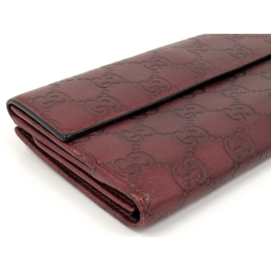 GUCCI - GUCCI Wホック 二つ折り長財布 ラブリーハート GUCCI - GUCCI Wホック 二つ折り長財布 ラブリーハート