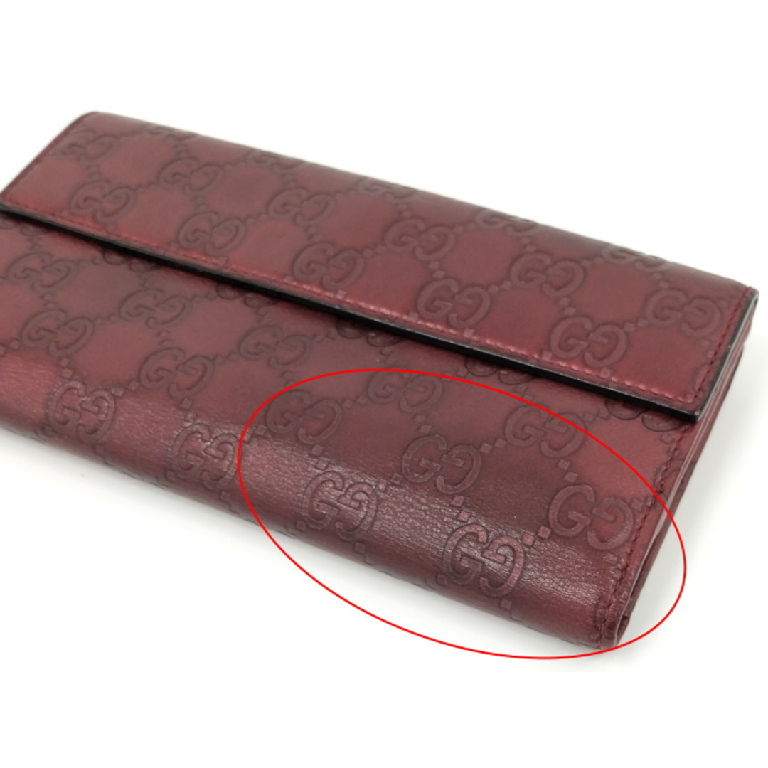 GUCCI - GUCCI Wホック 二つ折り長財布 ラブリーハート GUCCI - GUCCI Wホック 二つ折り長財布 ラブリーハート
