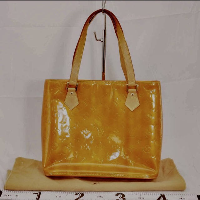LOUIS VUITTON ヴェルニ ヒューストン オレンジ系 - トートバッグ