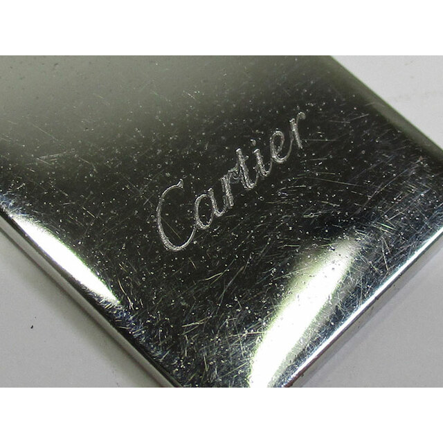 Cartier(カルティエ)のCartier キーホルダー キーリング 2C ダブルC ロゴ プレート レディースのファッション小物(キーホルダー)の商品写真