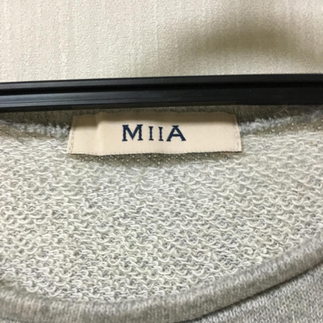 MIIA(ミーア)のMIIA もこもこ袖 ニット レディースのトップス(ニット/セーター)の商品写真