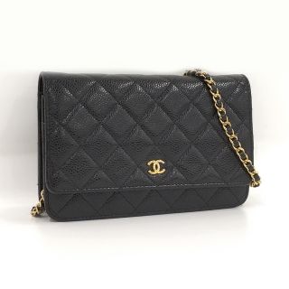 シャネル(CHANEL)のCHANEL ショルダーウォレット クラシック マトラッセ ココマーク レザー(財布)