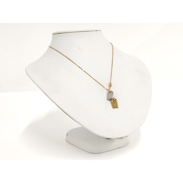 LOUIS VUITTON - LOUIS VUITTON ネックレス ナノグラム LVロゴ LOUIS VUITTON - LOUIS VUITTON ネックレス ナノグラム LVロゴ