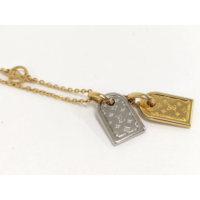 LOUIS VUITTON - LOUIS VUITTON ネックレス ナノグラム LVロゴ LOUIS VUITTON - LOUIS VUITTON ネックレス ナノグラム LVロゴ