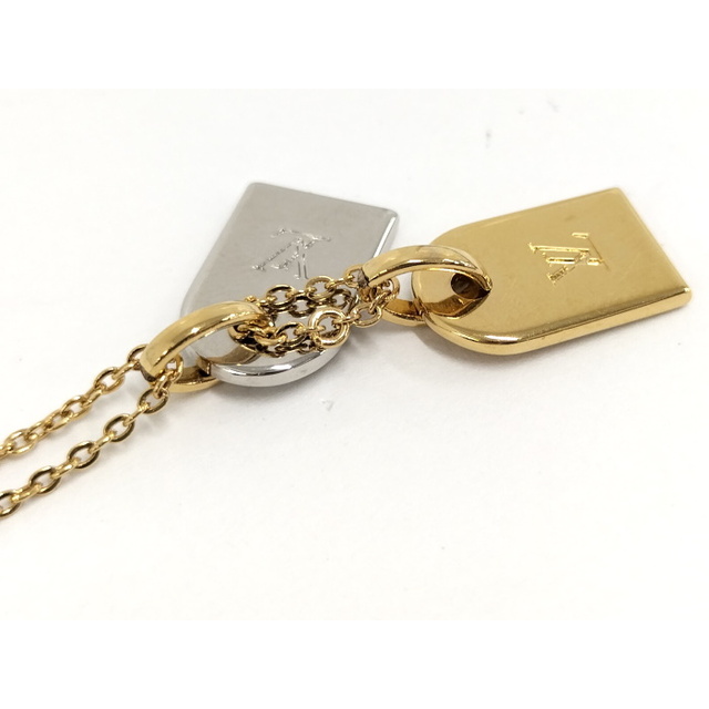 LOUIS VUITTON - LOUIS VUITTON ネックレス ナノグラム LVロゴ LOUIS VUITTON - LOUIS VUITTON ネックレス ナノグラム LVロゴ