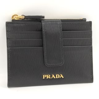 プラダ(PRADA)のPRADA カードケース レザー ブラック 1MC026(財布)