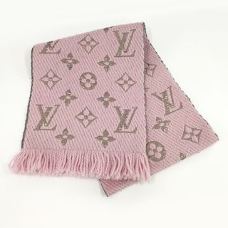 ルイヴィトン(LOUIS VUITTON)のLOUIS VUITTON エシャルプ ロゴマニア シャイン マフラー ウール(マフラー/ショール)