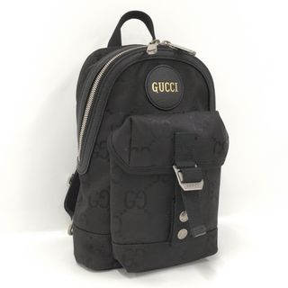 グッチ(Gucci)のGUCCI オフザグリッド スリング バックパック ナイロン ブラック(リュック/バックパック)