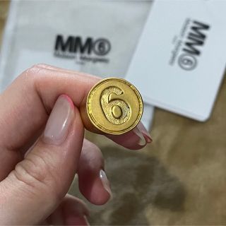 エムエムシックス(MM6)のMM6 マルジェラ　リング　ゴールド(リング(指輪))