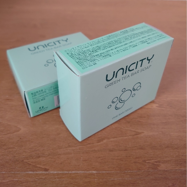 【在庫ラスト】ユニシティ　グリーンティバーソープ　UNICITY　化粧石けん コスメ/美容のボディケア(ボディソープ/石鹸)の商品写真