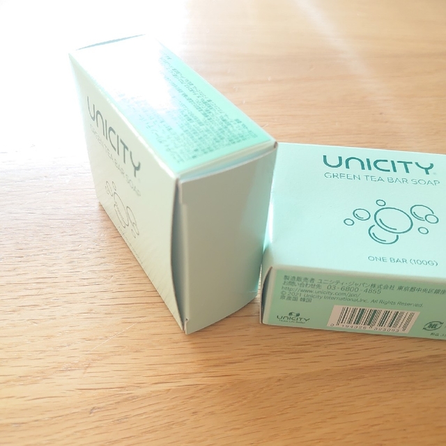 【在庫ラスト】ユニシティ　グリーンティバーソープ　UNICITY　化粧石けん コスメ/美容のボディケア(ボディソープ/石鹸)の商品写真