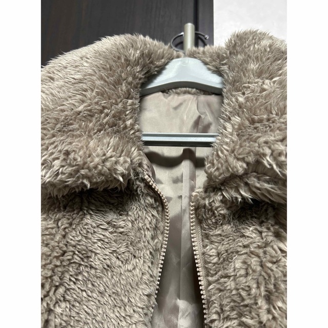 モコモコ　アウター　3L レディースのジャケット/アウター(ブルゾン)の商品写真