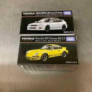 タカラトミー(Takara Tomy)のトミカプレミアム スバルインプレッサ  ポルシェ911 カレラ(ミニカー)