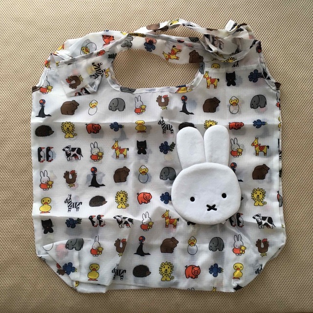 miffy(ミッフィー)の＊新品未使用＊リンネル付録＊ミッフィーエコバッグ＊ レディースのバッグ(エコバッグ)の商品写真