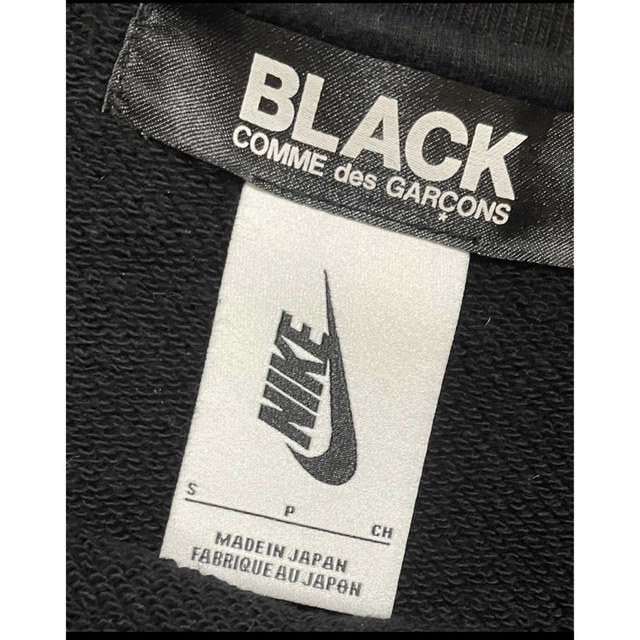 NIKE ナイキ コム・デ・ギャルソン BLACK S スウェット トレーナー NIKE ナイキ コム・デ・ギャルソン BLACK S スウェット トレーナー