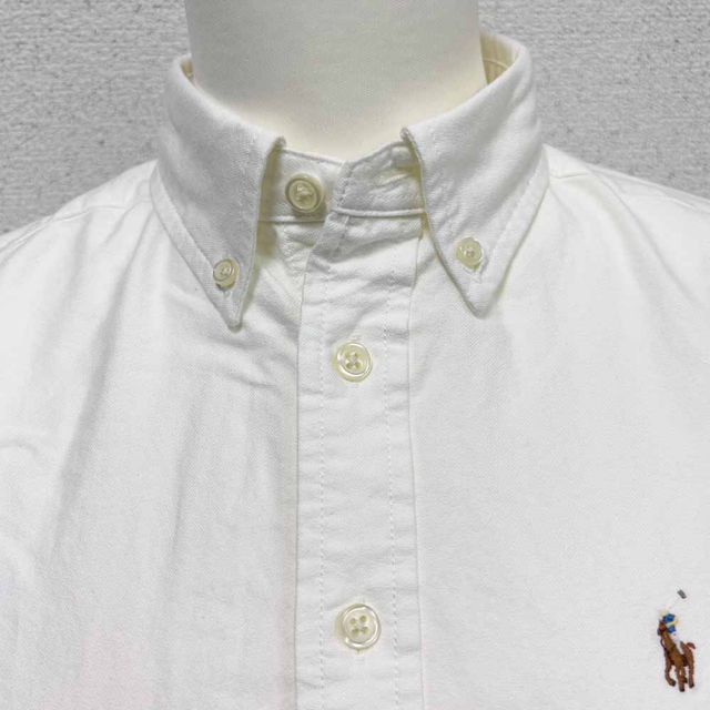 POLO RALPH LAUREN(ポロラルフローレン)の新品 ポロラルフローレン オックスフォードシャツ ボーイズ XLサイズ ホワイト メンズのトップス(シャツ)の商品写真