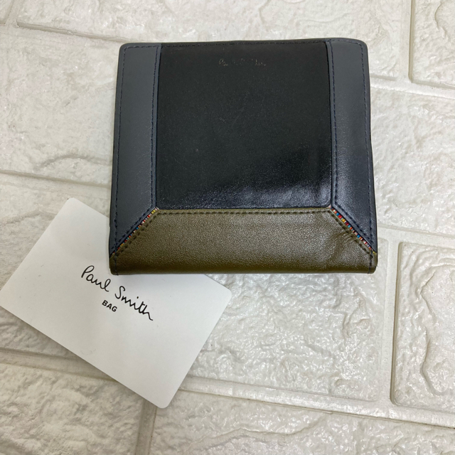 Paul Smith(ポールスミス)のPaul Smith ポールスミス　二つ折り財布　レザー財布　ブラック メンズのファッション小物(折り財布)の商品写真