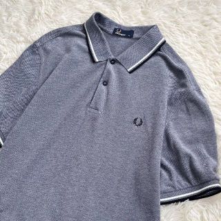 フレッドペリー(FRED PERRY)の【美品】フレッドペリー/FRED PERRY 半袖 ポロシャツ　鹿の子　ロゴ(ポロシャツ)