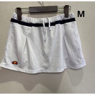 エレッセ(ellesse)のエレッセ  テニスウェアゲームスコート　白/紺　M(ウェア)