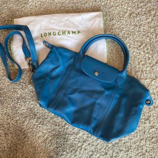 ロンシャン(LONGCHAMP)のロンシャン　本革ルプリアージュ(ハンドバッグ)