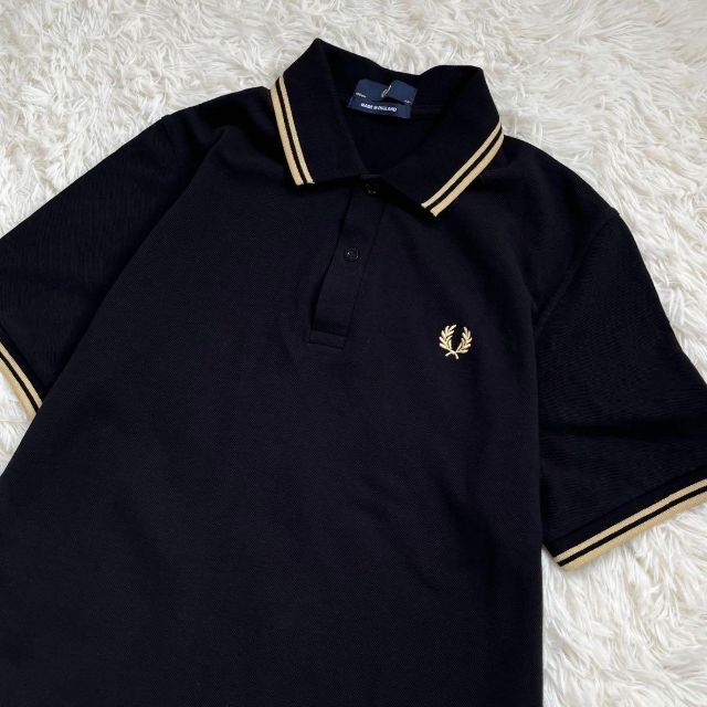 Fred perry 半袖シャツ　カノコ生地