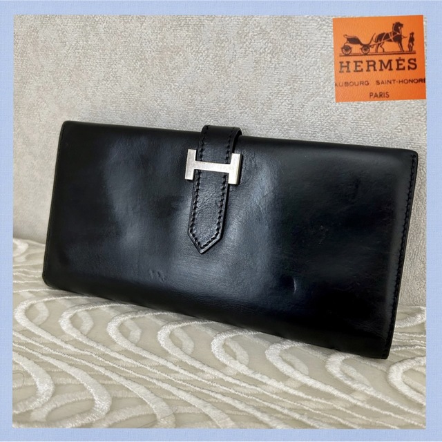 熱販売 エルメス エルメス ボックスカーフ ベアンクラシック HERMES