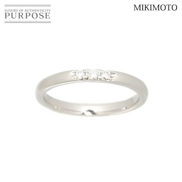 MIKIMOTO アメジスト ダイヤモンド リング・指輪 K18YG レディース