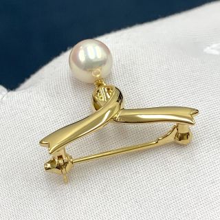 MIKIMOTO - K18YG アコヤ真珠 約7.3mm ブローチの通販 by SEAショップ ...