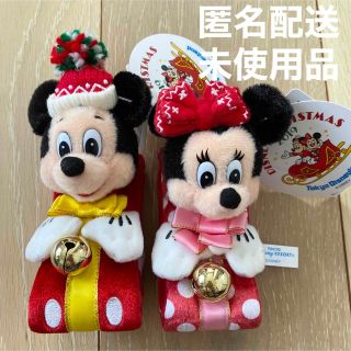 ディズニー(Disney)のディズニーリゾート クリスマス レトロ シャンシャン ぬいぐるみバンド(キャラクターグッズ)