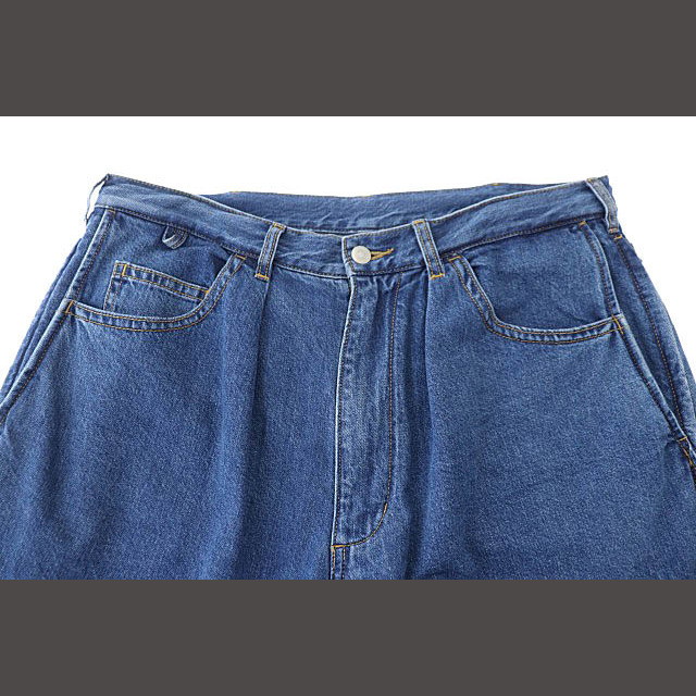 ブロシュアー 23SS 1P DENIM ワーク デニム パンツ L インディゴ 2