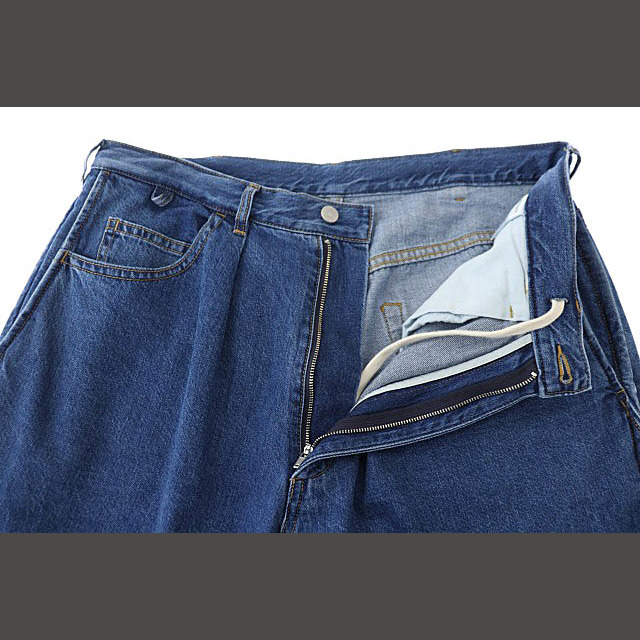 ブロシュアー 23SS 1P DENIM ワーク デニム パンツ L インディゴ 3