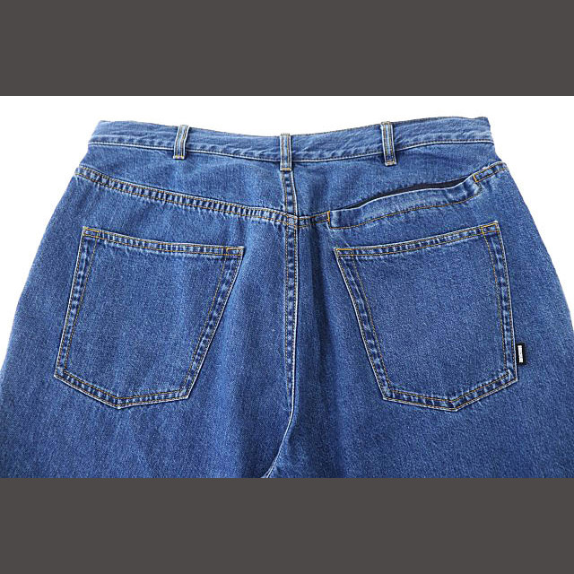 ブロシュアー 23SS 1P DENIM ワーク デニム パンツ L インディゴ 4