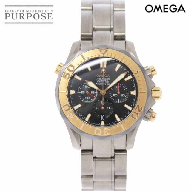 オメガ OMEGA シーマスター プロフェッショナル 300 アメリカズカップ コンビ 2294.50 クロノグラフ PG 自動巻き Seamaster VLP 90188251