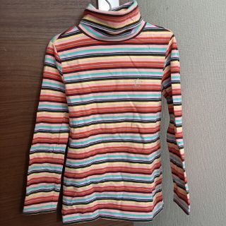 ギャップキッズ(GAP Kids)のGAPKIDS タートルカラフルボーダーネック 110cm(Tシャツ/カットソー)