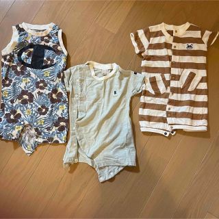 ベビーギャップ(babyGAP)の半袖ロンパース　夏ベビー服　14点　まとめ売り　　男の子　海パン　ズボン　など(ロンパース)