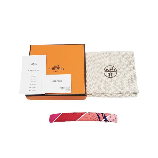 未使用 エルメス HERMES ヘアアクセサリー エクリプス GM ヘアバレッタ